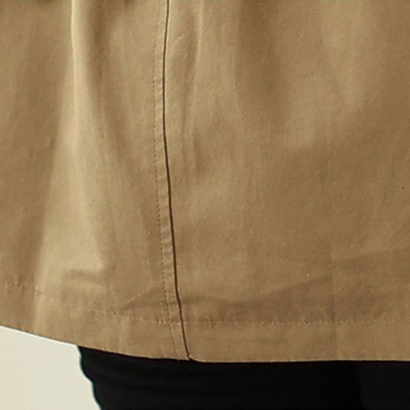 Veste en coton boutonnée à manches longues pour femme Buddha Stones - image 15