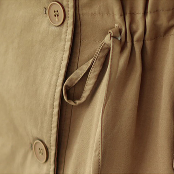 Veste en coton boutonnée à manches longues pour femme Buddha Stones - image 16