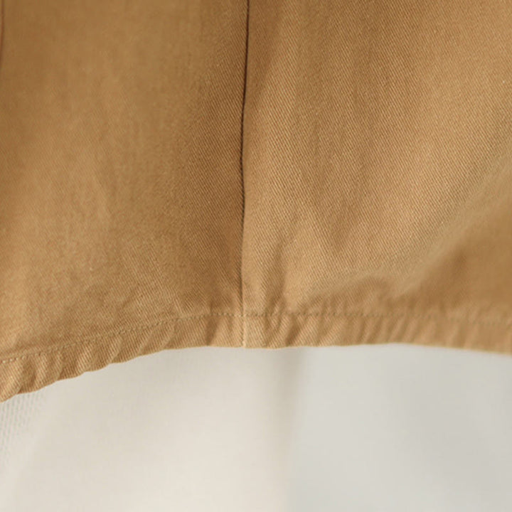 Veste en coton boutonnée à manches longues et poches pour femme Buddha Stones - image 13