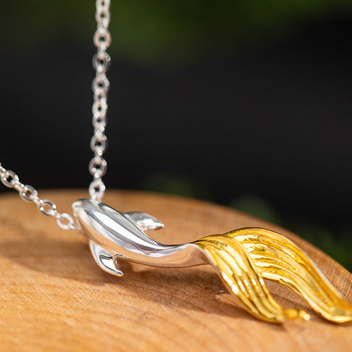 Collier pendentif porte-bonheur en argent sterling 925 avec Buddha Stones et poisson koï doré - image 7