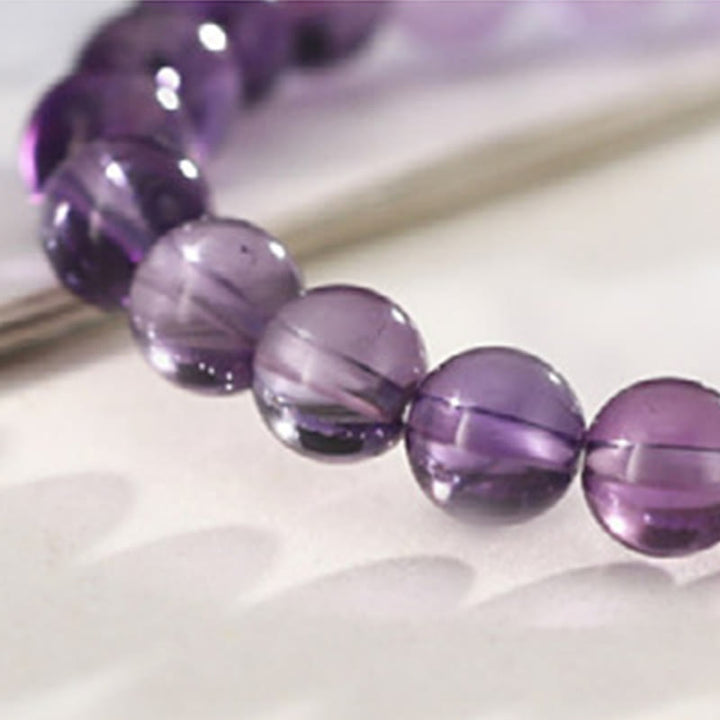 Bracelet porte-bonheur en Buddha Stones , quartz rose et quartz fraise - image 11