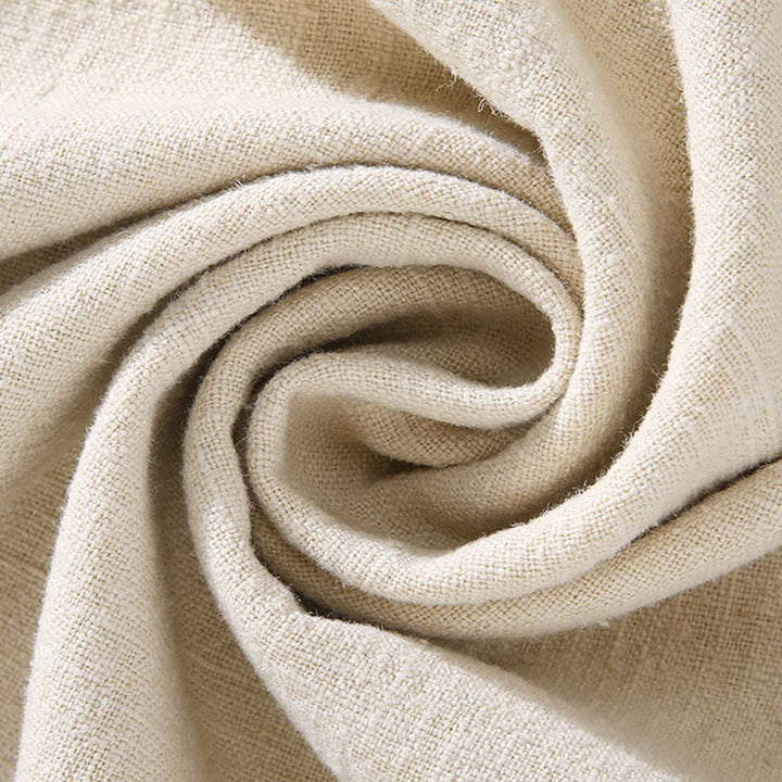 Veste en coton ramie thermique à manches longues et col montant Buddha Stones pour homme, doublée de polaire et avec poches - image 14
