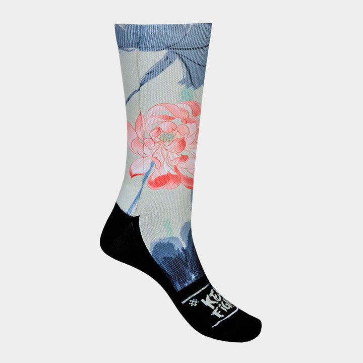 Chaussettes unisexes décontractées à imprimé Buddha Stones et Lotus pour hommes et femmes - image 7