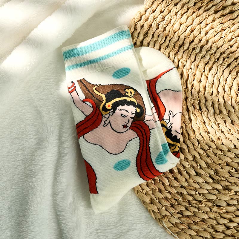 Buddha Stones décontractées Dunhuang Feitian Design Micro Crew pour femmes Buddha Stones - image 3