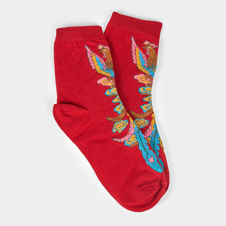 Lot de 3 paires de Buddha Stones décontractées multicolores pour femme Motif Phoenix - image 29