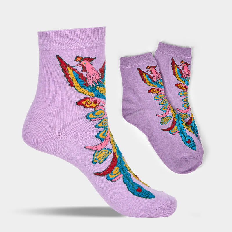 Lot de 3 paires de Buddha Stones décontractées multicolores pour femme Motif Phoenix - image 15