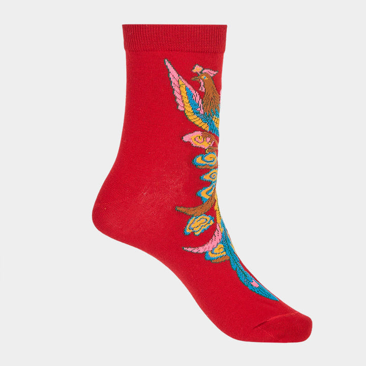 Lot de 3 paires de Buddha Stones décontractées multicolores pour femme Motif Phoenix - image 30