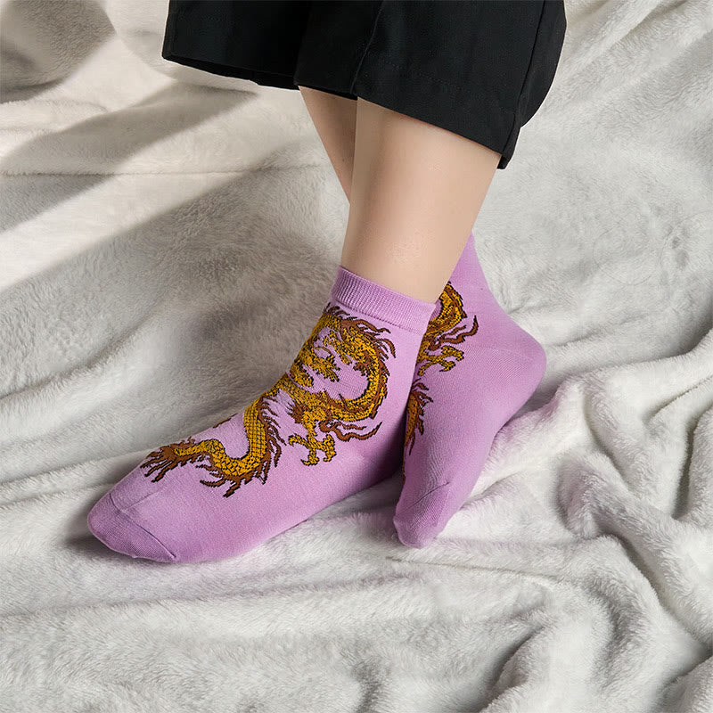 Lot de 3 paires de Buddha Stones décontractées multicolores pour femme Motif Phoenix - image 17