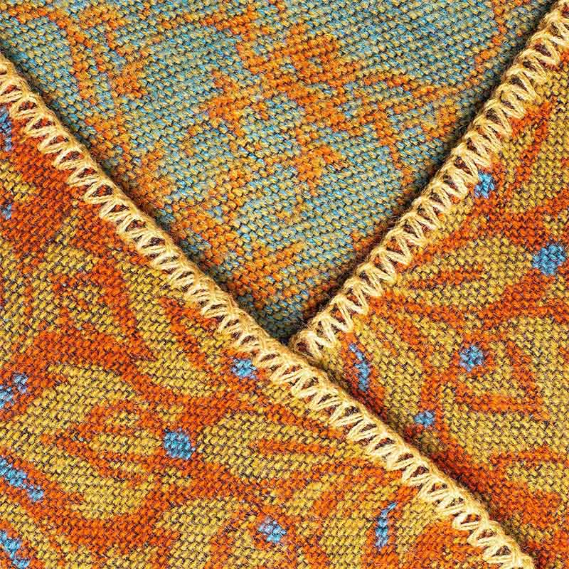 Écharpe confortable unisexe à motif cachemire et motif floral contrasté avec Buddha Stones - image 3