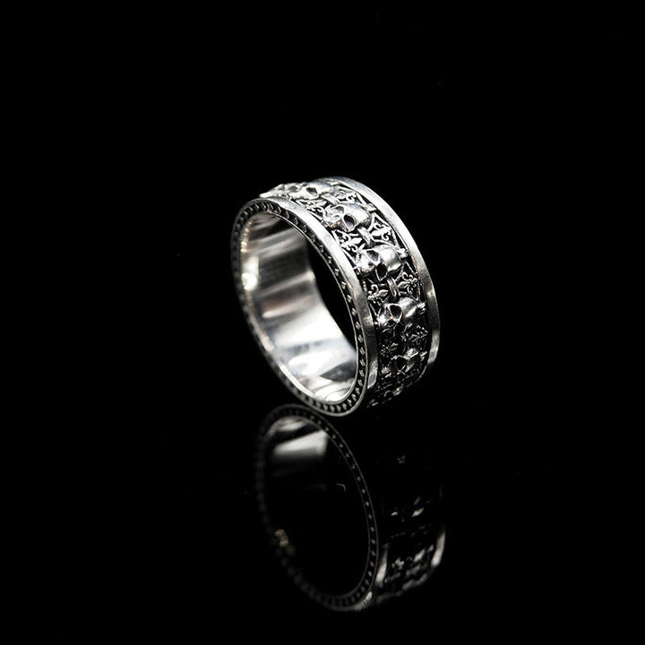 Bague en cuivre représentant un crâne du Seigneur de la forêt des cadavres, Buddha Stones , Nouveau départ - image 8