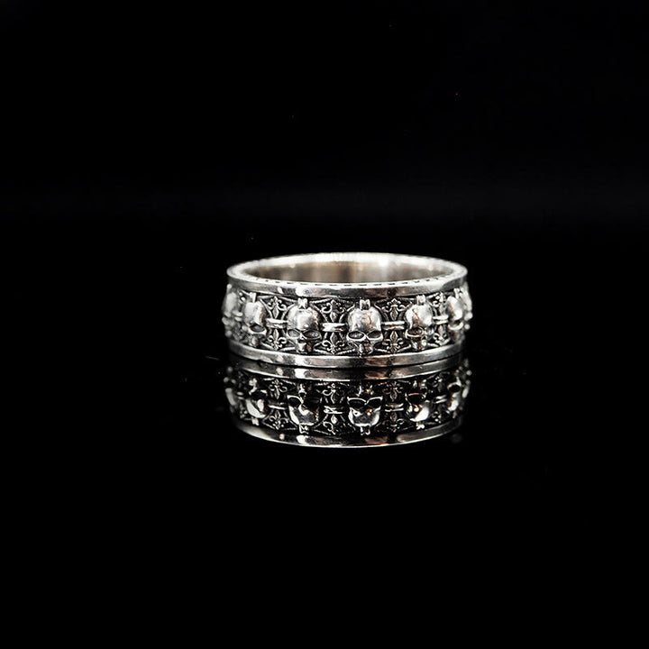 Bague en cuivre représentant un crâne du Seigneur de la forêt des cadavres, Buddha Stones , Nouveau départ - image 2