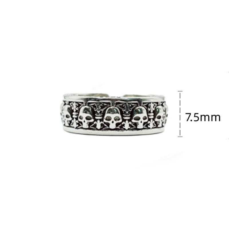Bague en cuivre représentant un crâne du Seigneur de la forêt des cadavres, Buddha Stones , Nouveau départ - image 9