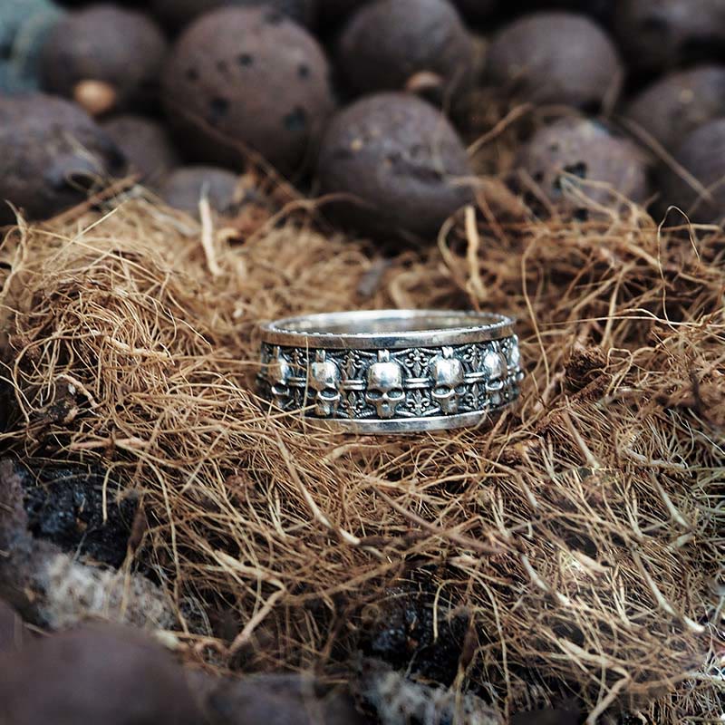Bague en cuivre représentant un crâne du Seigneur de la forêt des cadavres, Buddha Stones , Nouveau départ - image 10
