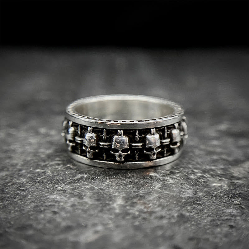 Bague en cuivre représentant un crâne du Seigneur de la forêt des cadavres, Buddha Stones , Nouveau départ - image 11
