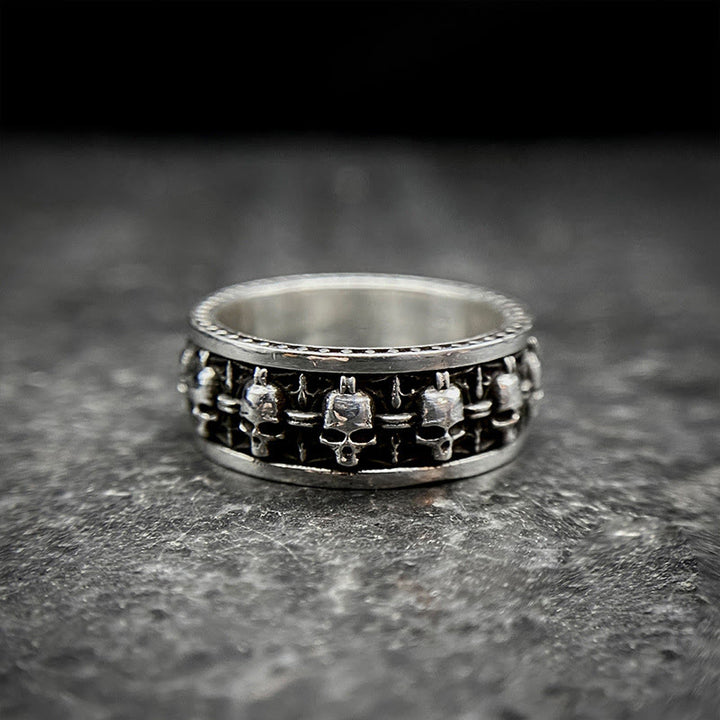 Bague en cuivre représentant un crâne du Seigneur de la forêt des cadavres, Buddha Stones , Nouveau départ - image 11