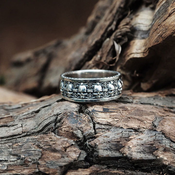 Bague en cuivre représentant un crâne du Seigneur de la forêt des cadavres, Buddha Stones , Nouveau départ - image 10