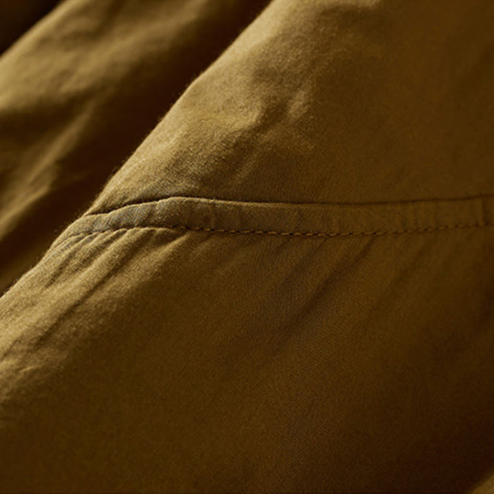 Pantalon harem épais pour femme, style uni, avec poches, de la Buddha Stones - image 3