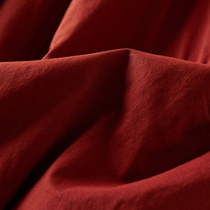 Pantalon sarouel épais en coton rembourré pour femme Buddha Stones avec poches - image 21