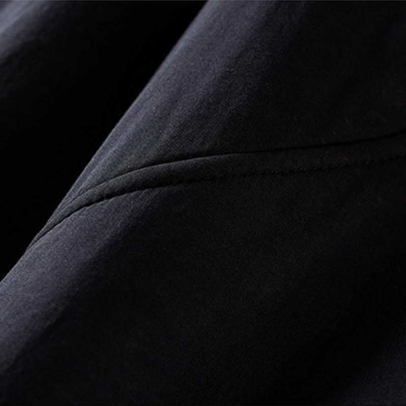 Pantalon harem épais pour femme, style uni, avec poches, de la Buddha Stones - image 28