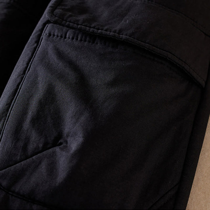 Pantalon harem épais pour femme, style uni, avec poches, de la Buddha Stones - image 29