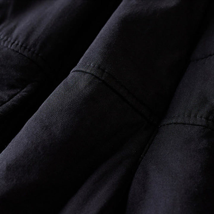 Pantalon sarouel épais en coton rembourré pour femme Buddha Stones avec poches - image 24