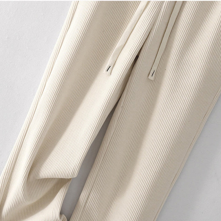 Pantalon décontracté en velours côtelé et coton rembourré pour femme Buddha Stones avec poches - image 3