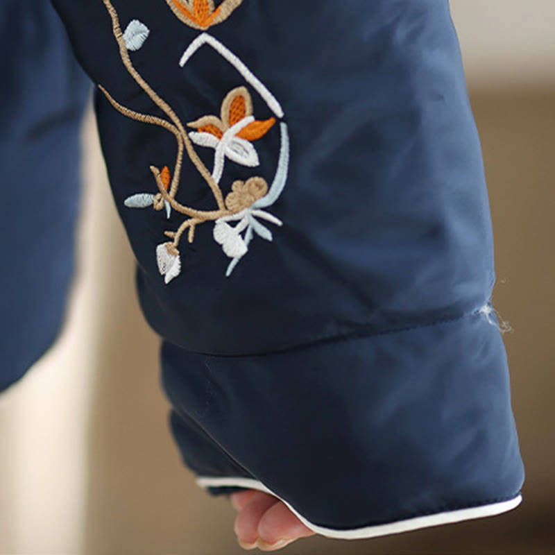 Veste matelassée en coton épais à manches longues pour femme Buddha Stones avec poches - image 9