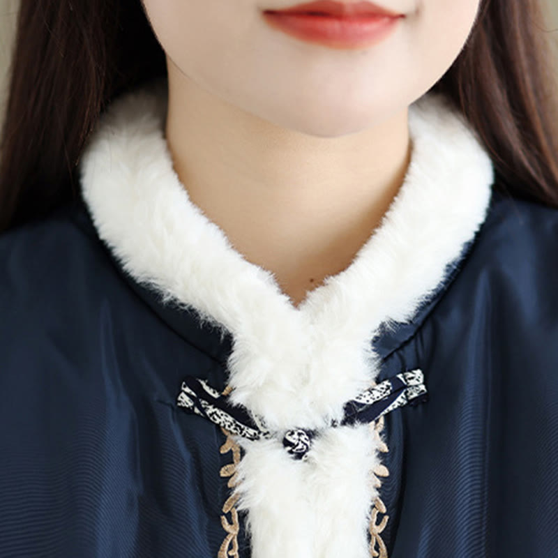 Veste matelassée en coton épais à manches longues pour femme Buddha Stones avec poches - image 6