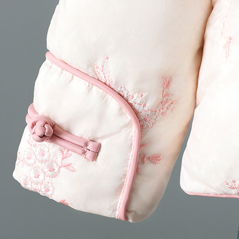 Veste épaisse à manches longues et poches, brodée, avec boutons brandebourg, motif Buddha Stones pour femme - image 16