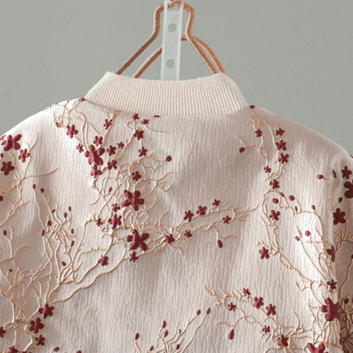 Veste en coton épais à manches longues et boutons jacquard pour femme Buddha Stones avec poches - image 3