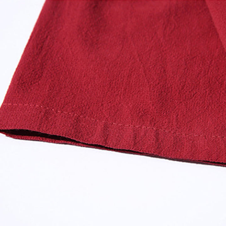 Kimono homme manches trois-quarts brodé avec Buddha Stones et grue blanche et nuages ​​de bon augure - image 9