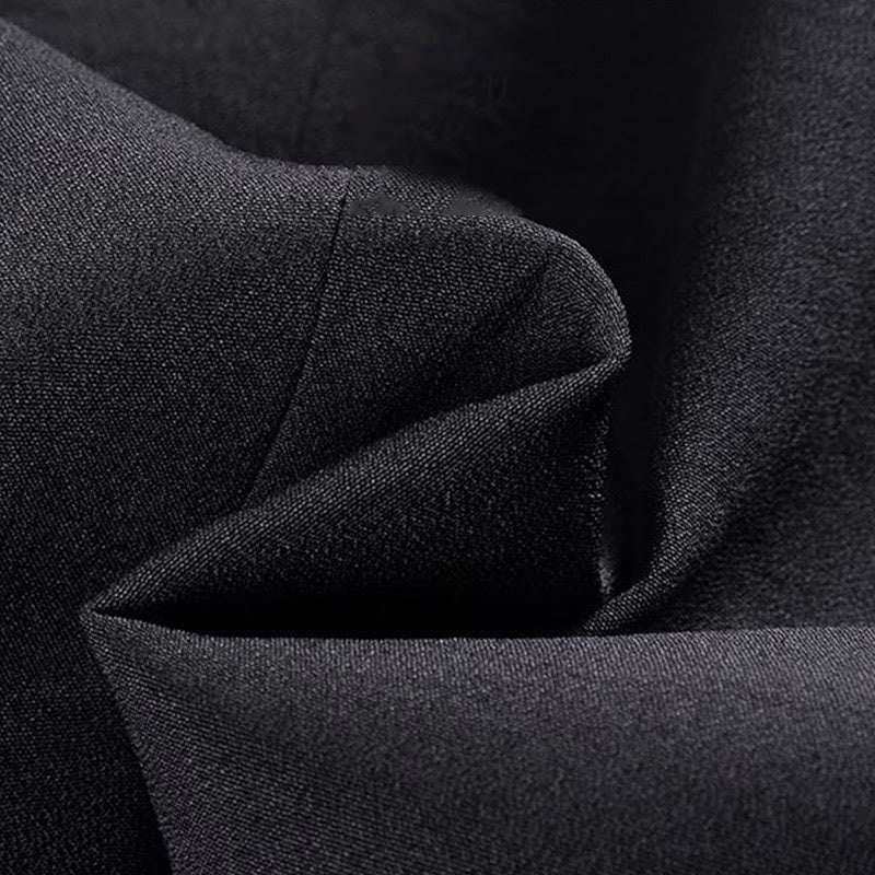 Veste à manches longues pour homme avec broderie de Buddha Stones et dragon et bouton grenouille - image 9