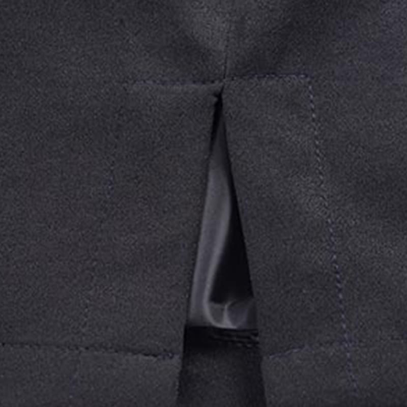 Veste à manches longues pour homme avec broderie de Buddha Stones et dragon et bouton grenouille - image 12