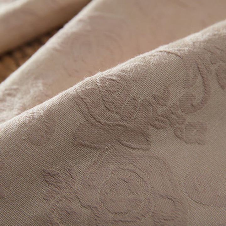 Pantalon d'hiver en coton à jambes larges et poches pour femme, motif floral, motif jacquard thermique Buddha Stones - image 11