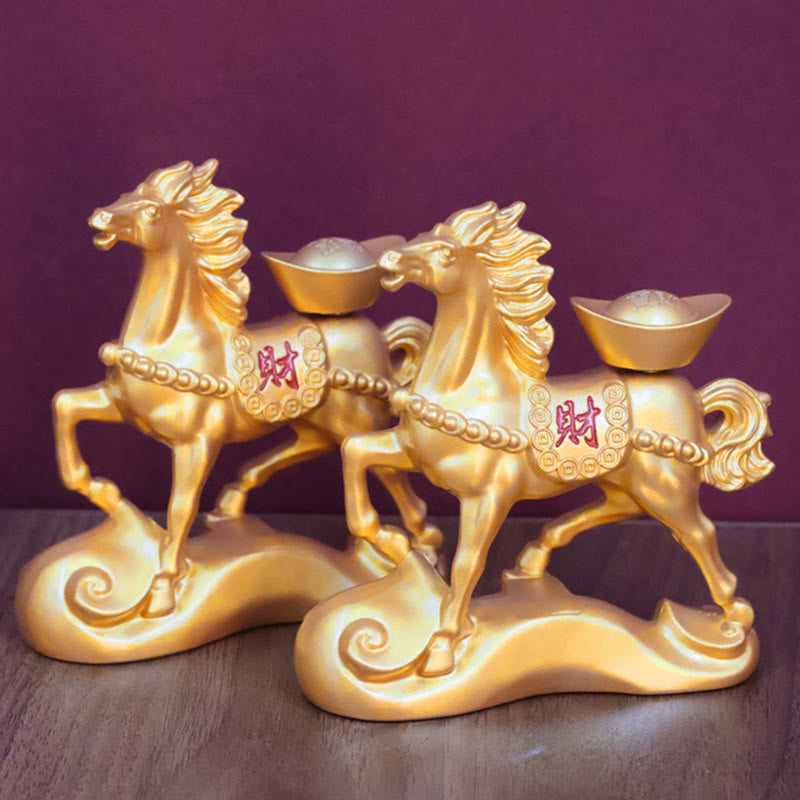 Buddha Stones Zodiaque chinois Année du Cheval Attirer Fortune Prospérité Décoration de la maison - image 13