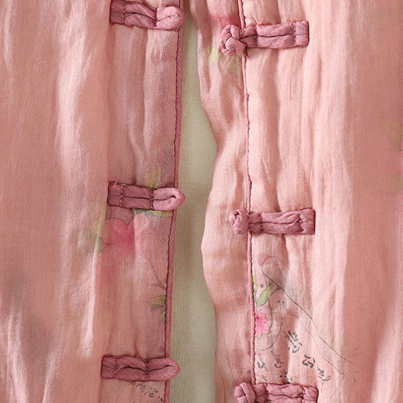 Veste matelassée en coton à manches longues et poches pour femme, imprimée Buddha Stones - image 10