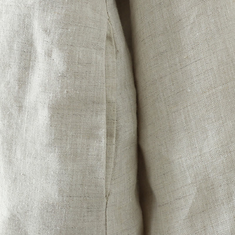 Veste décontractée en coton à manches longues et poches pour femme avec boutons Buddha Stones - image 8