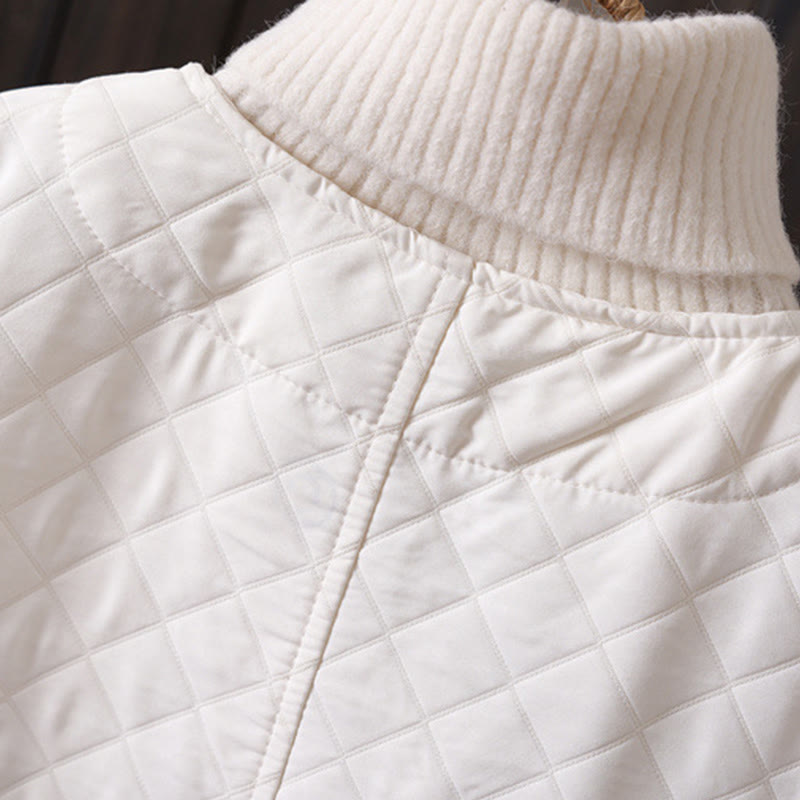 Veste décontractée en coton à manches longues et poches pour femme, couleur unie, motif Buddha Stones - image 5