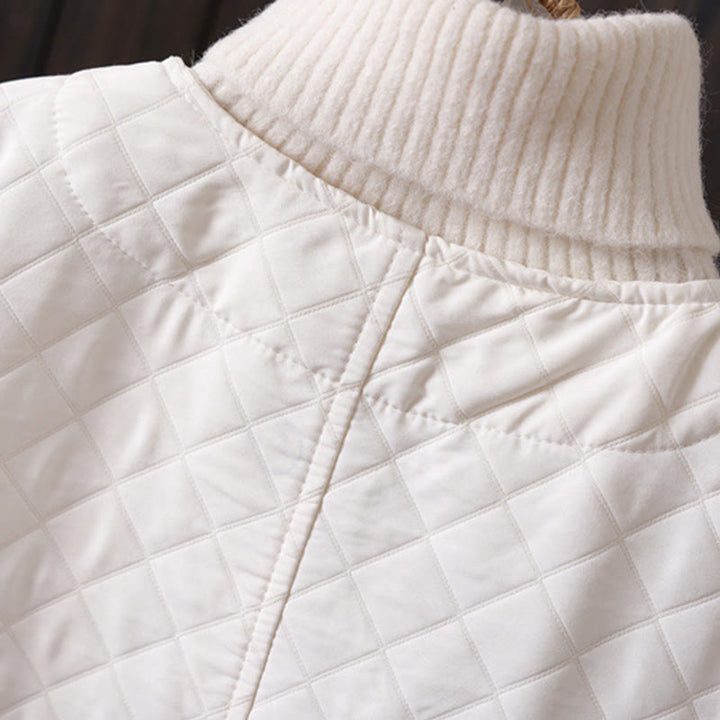 Veste décontractée en coton à manches longues et poches pour femme, couleur unie, motif Buddha Stones - image 5