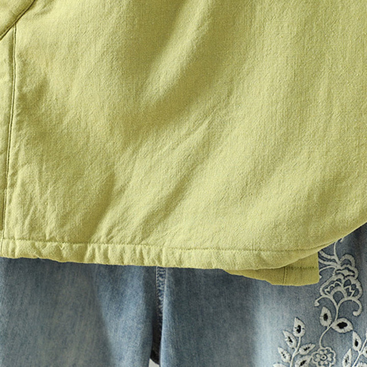 Veste en coton à manches longues pour femme avec cordon de serrage et Buddha Stones , méditation zen - image 7