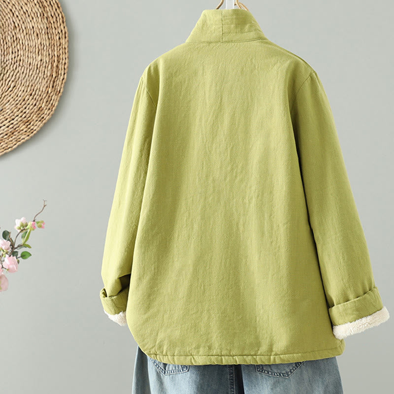 Veste en coton à manches longues pour femme avec cordon de serrage et Buddha Stones , méditation zen - image 1