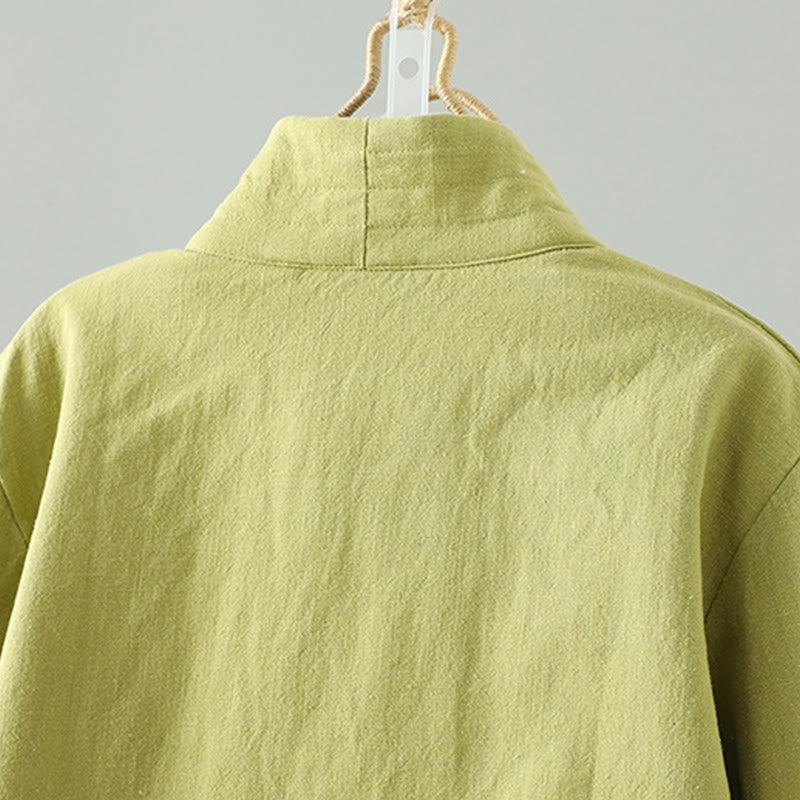 Veste en coton à manches longues pour femme avec cordon de serrage et Buddha Stones , méditation zen - image 3