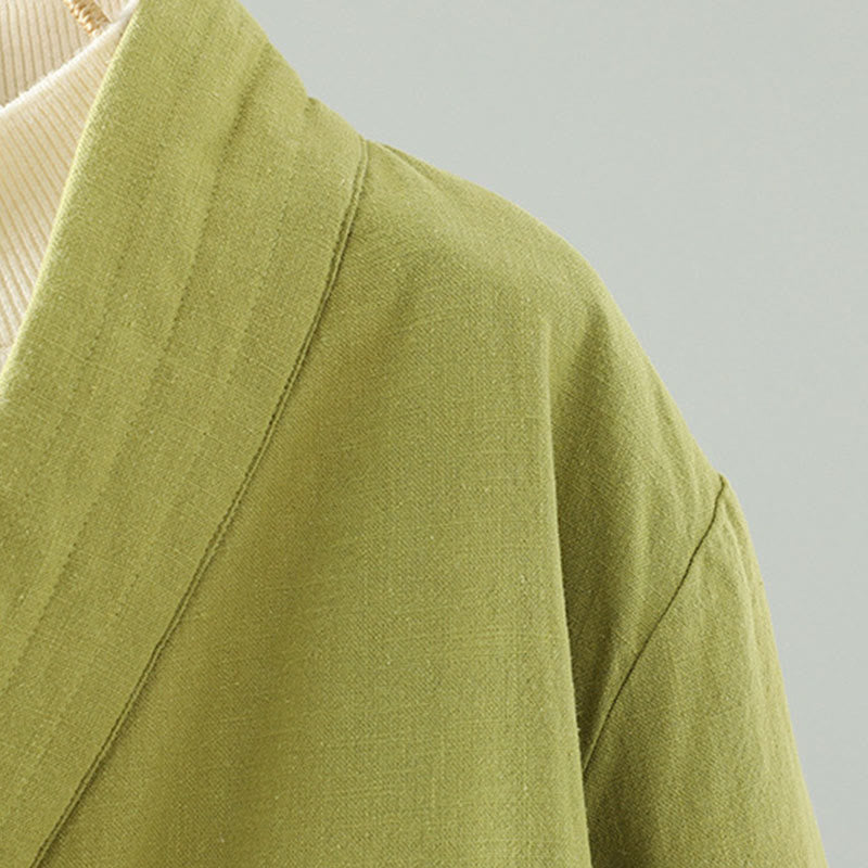 Veste en coton à manches longues pour femme avec cordon de serrage et Buddha Stones , méditation zen - image 6