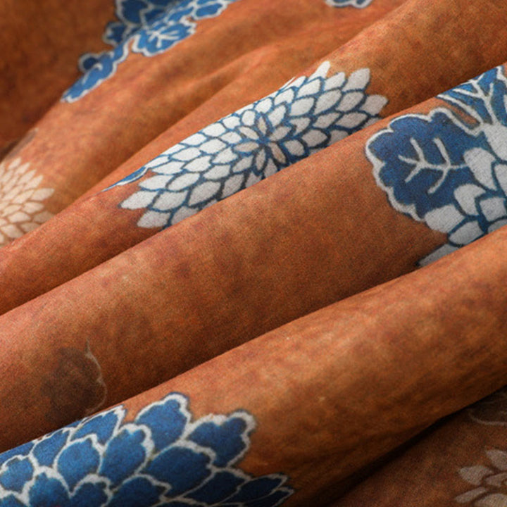 Gilet sans manches en coton avec poches pour femme, imprimé floral, boutons et Buddha Stones - image 6