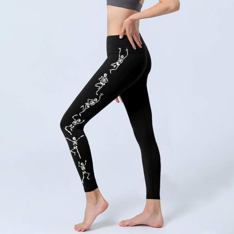 Leggings de sport à motif tête de mort Buddha Stones, le Seigneur de la forêt des cadavres, pantalons de yoga pour femmes - image 2