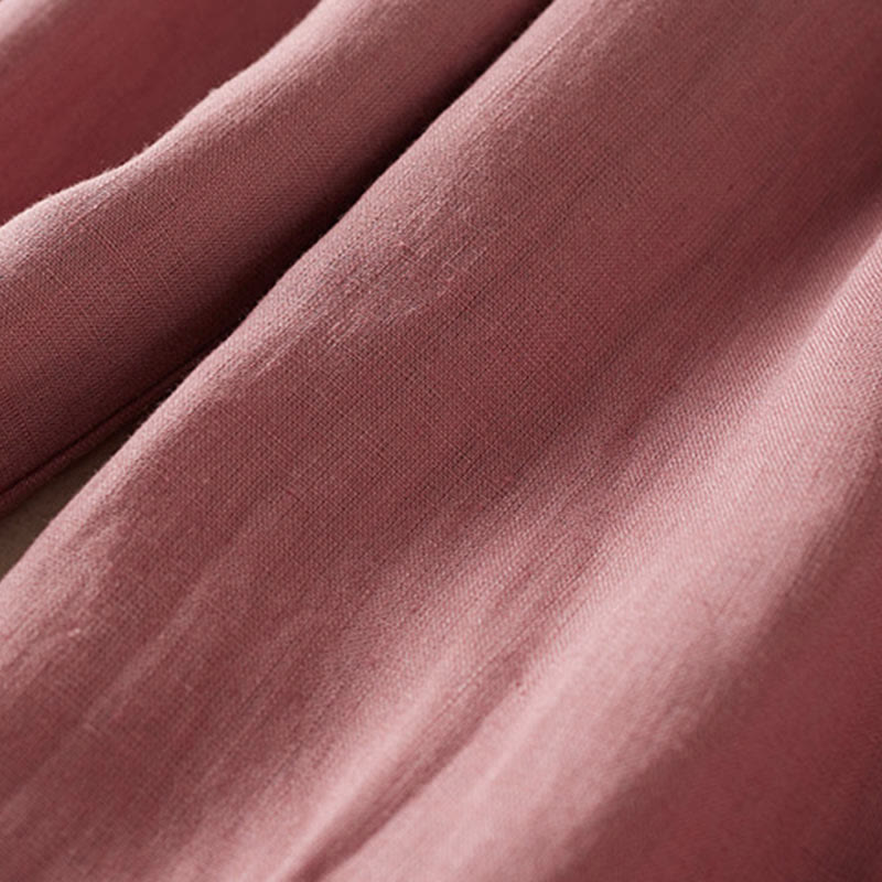 Pantalon sarouel d'été brodé de petites fleurs avec poches et Buddha Stones - image 16