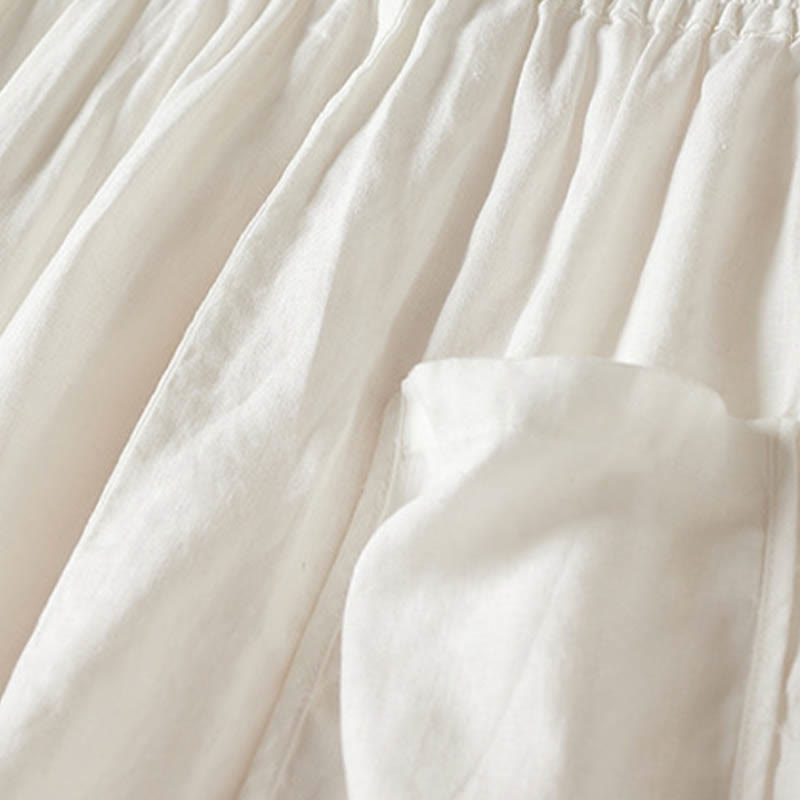 Pantalon sarouel d'été brodé de petites fleurs avec poches et Buddha Stones - image 18