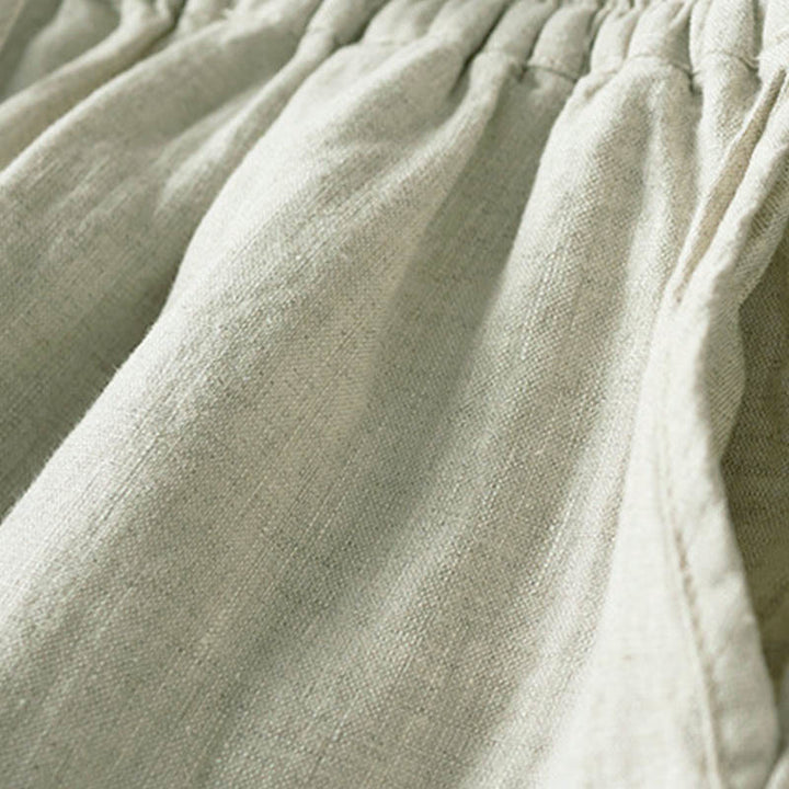 Pantalon sarouel d'été brodé de petites fleurs avec poches et Buddha Stones - image 27