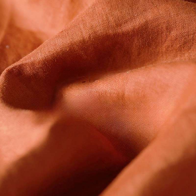 Robe midi Buddha Stones à plis accordéon, col en V, manches mi-longues et poches - image 13