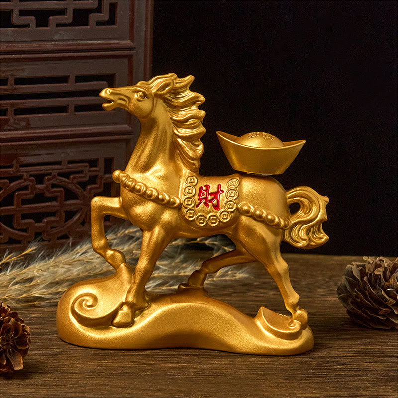 Buddha Stones Zodiaque chinois Année du Cheval Attirer Fortune Prospérité Décoration de la maison - image 1